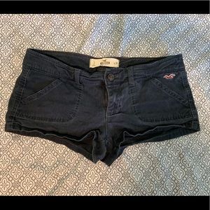 Hollister Navy Low Rise Shorts